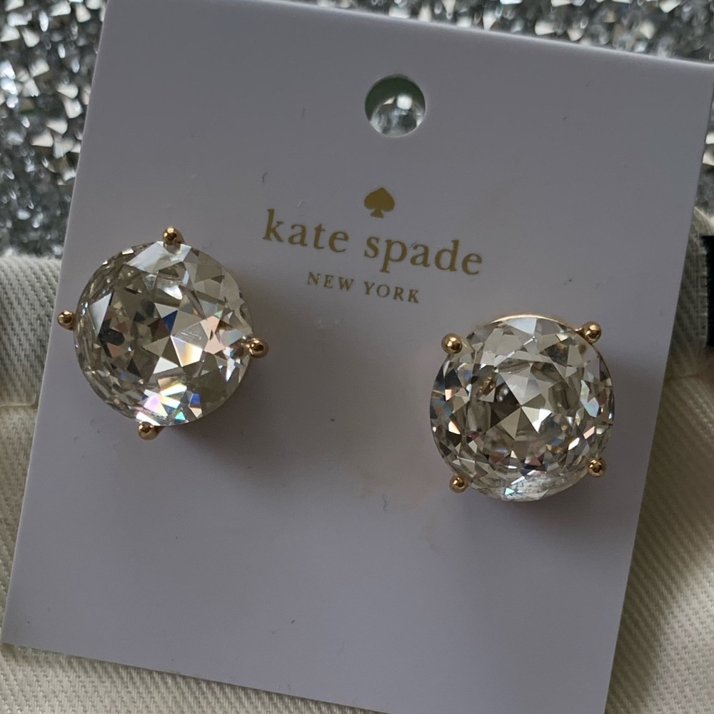 Kate spade large gumdrop stud earrings.